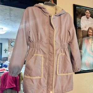 Kids Lavender Hooded Jacket